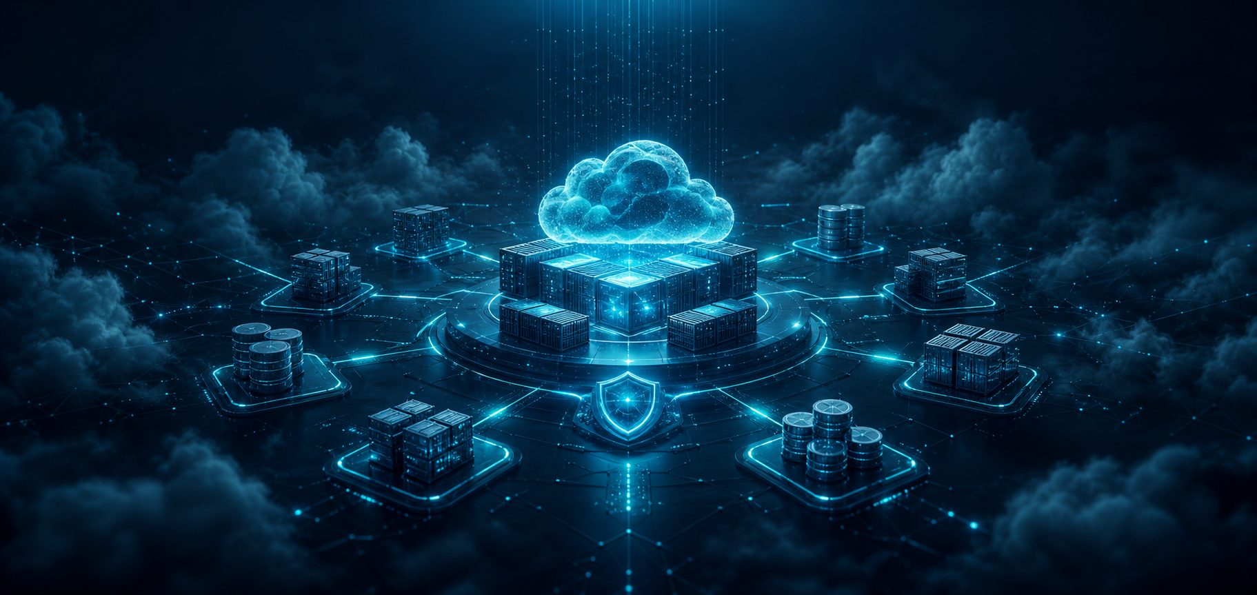 Text-free visualization of secure cloud infrastructure